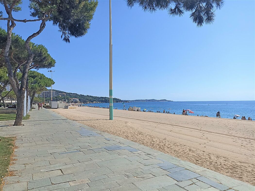 A primera línia de mar, Platja D Aro.