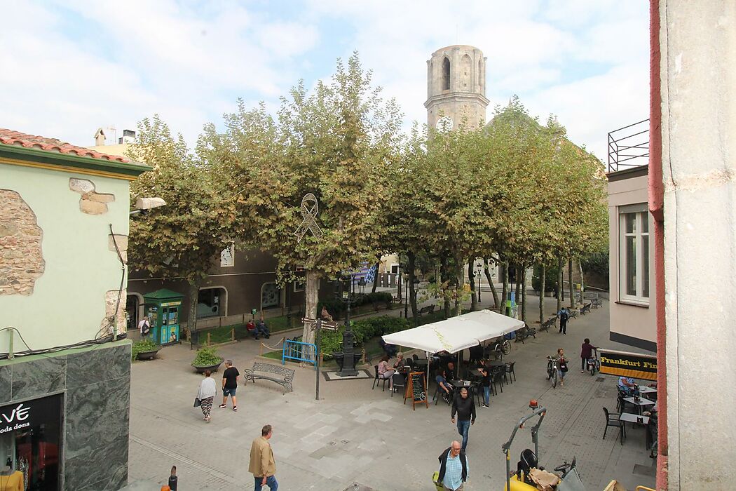 BUILDING LOCATED IN FRONT OF THE CHURCH OF MALGRAT DE MAR