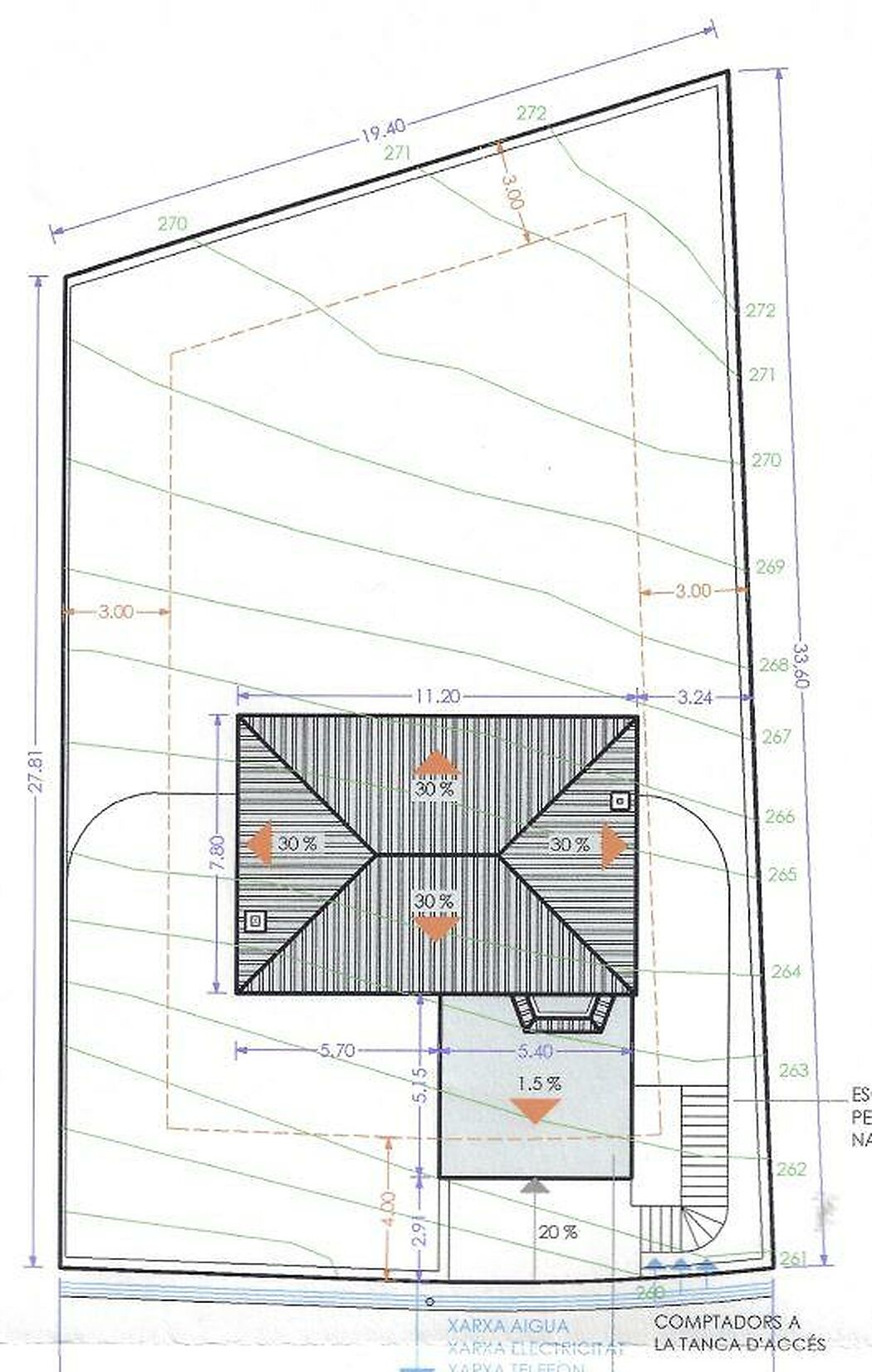 PARCEL·LA A ROCA GROSSA AMB VISTES LATERALS AL MAR
