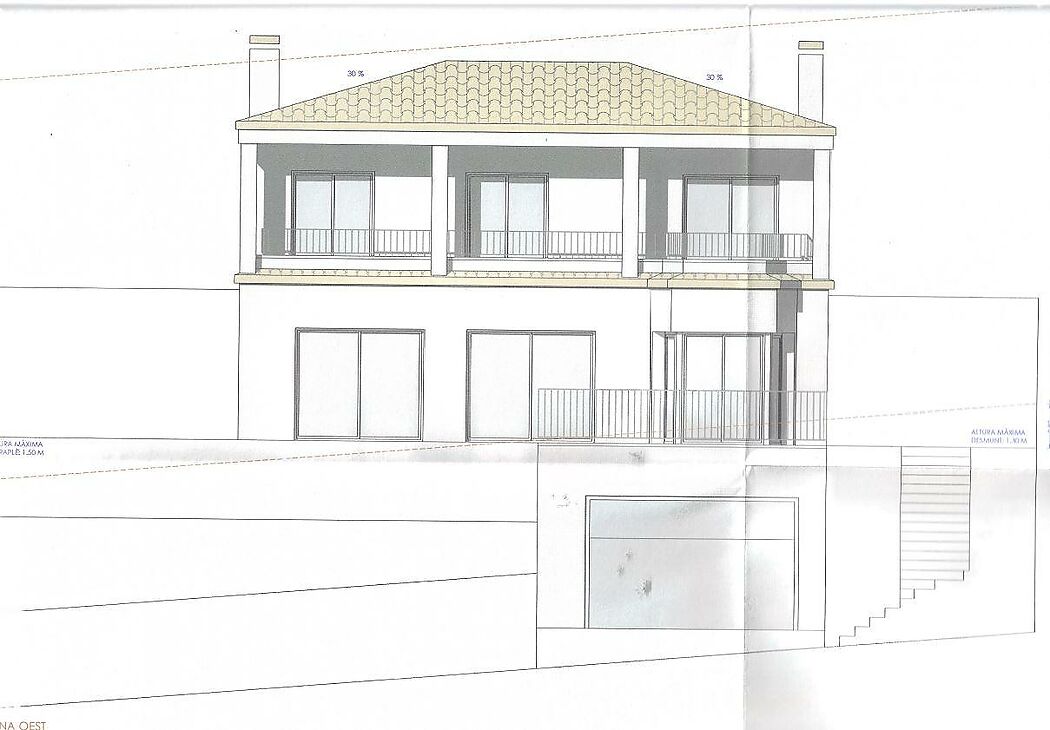 PARCEL·LA A ROCA GROSSA AMB VISTES LATERALS AL MAR