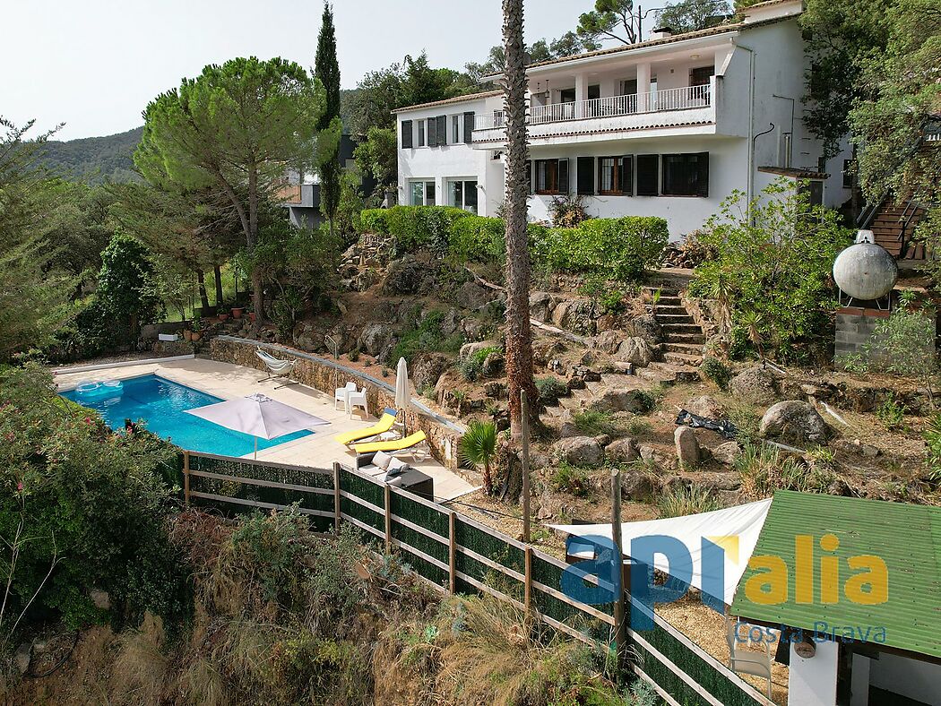 5 bedroom house with pool and independent apartment