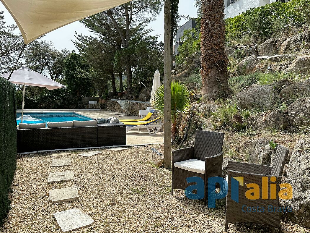 5 bedroom house with pool and independent apartment