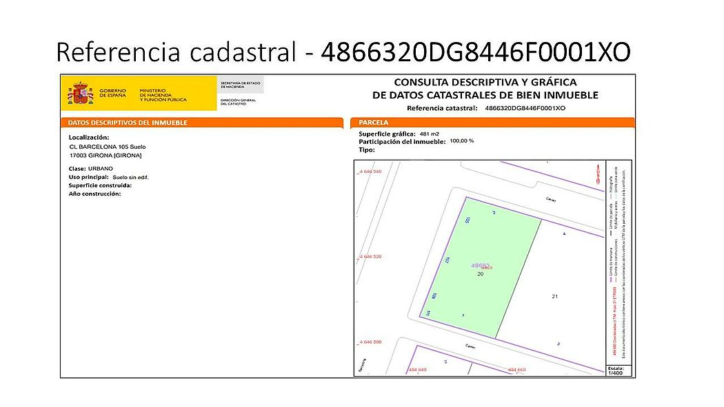 SOLAR EN VENTA - GIRONA EIXAMPLE SUD / ZONA HIPERCOR