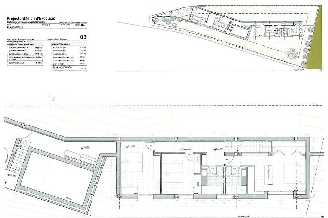 Terrain avec fantastique vue sur la mer + projet de construction d'une maison individuelle