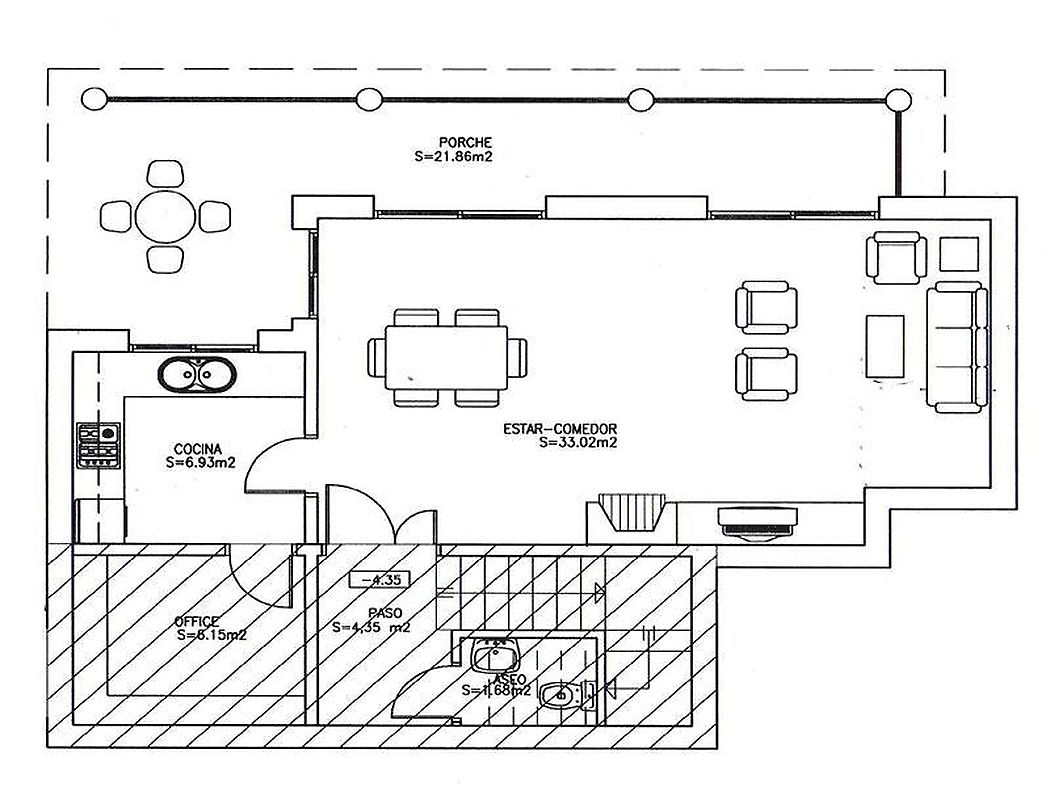 Parcela muy económica con proyecto de casa unifamiliar