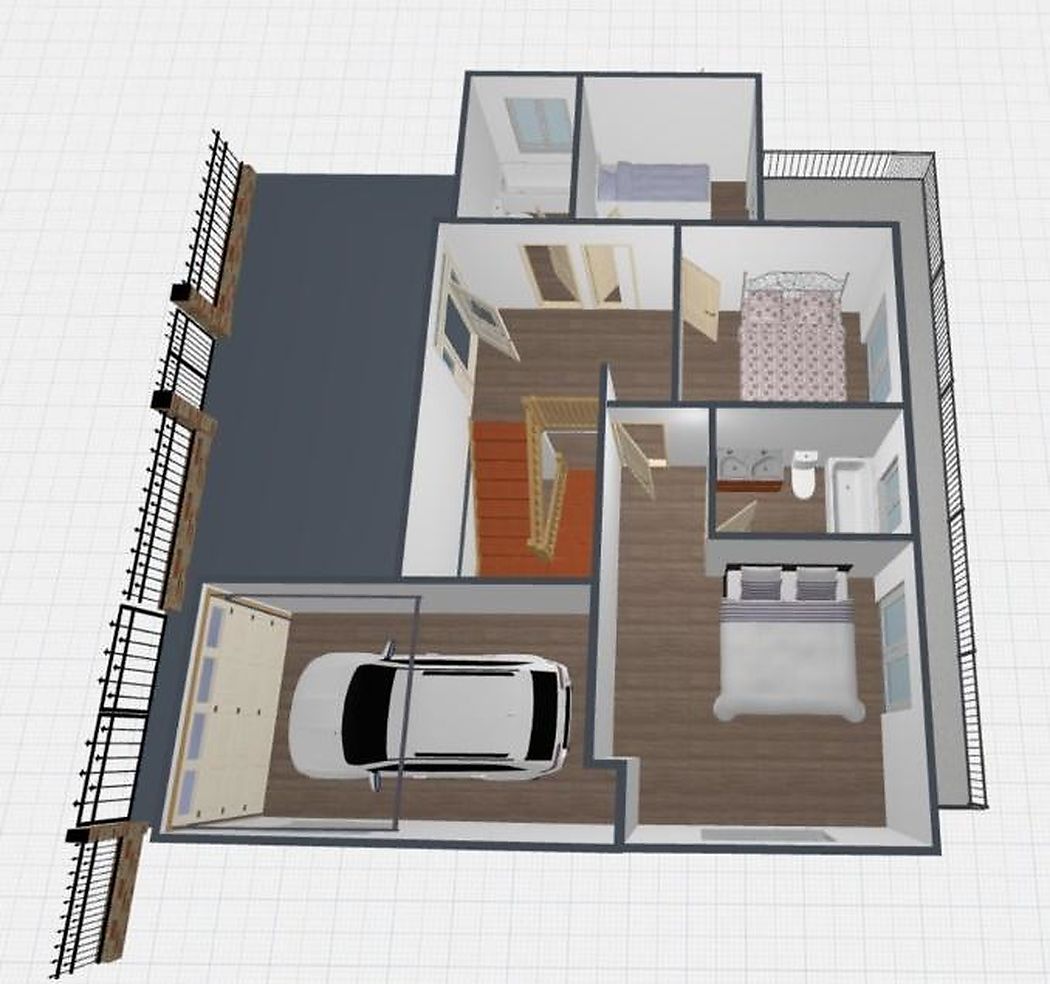 Very economical plot with single-family house project