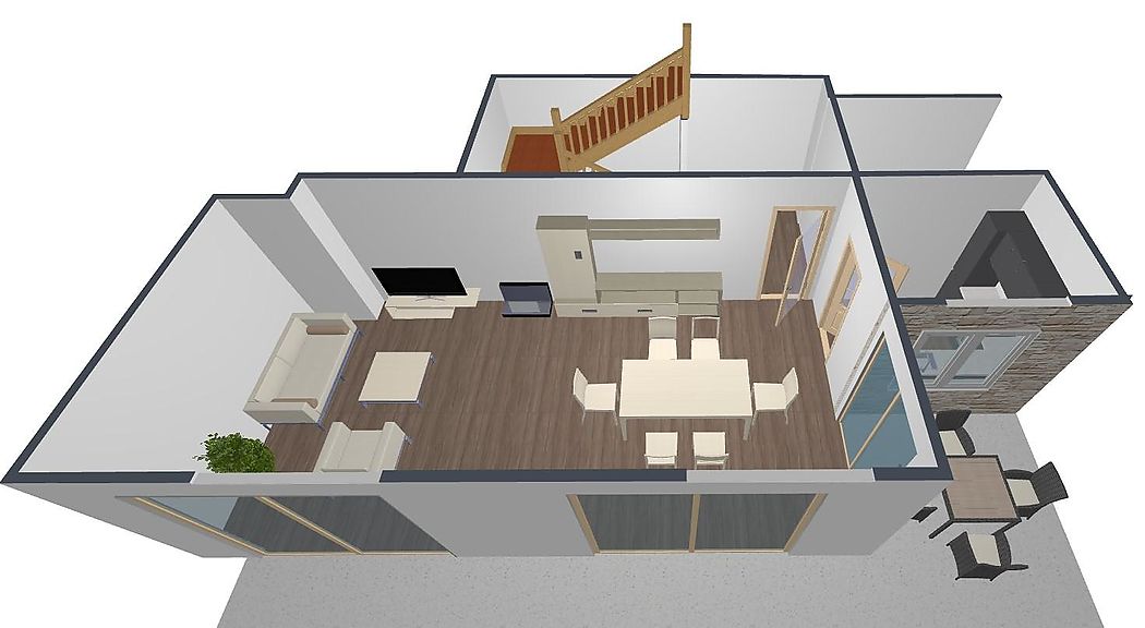 Terrain très économique avec projet de maison unifamiliale