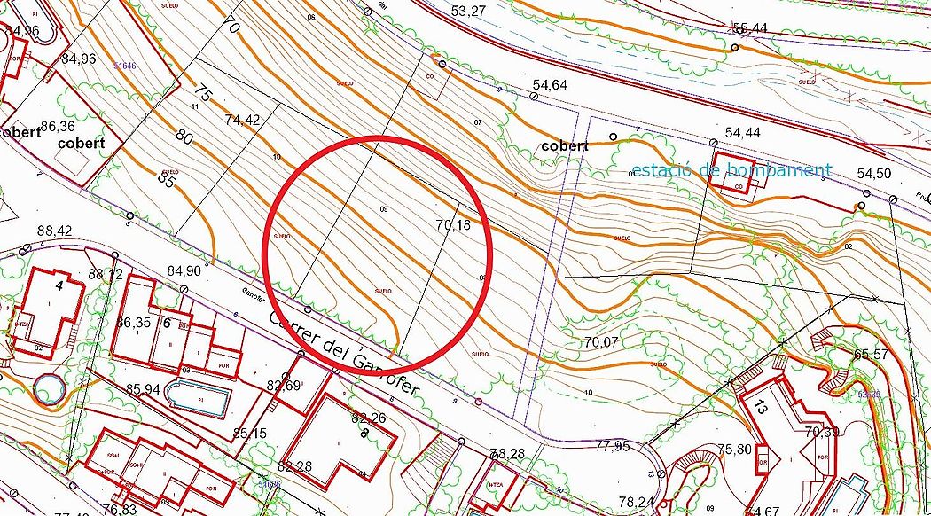 Terrain très économique avec projet de maison unifamiliale