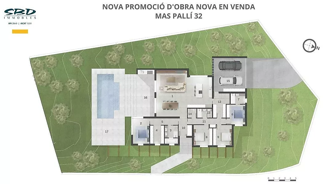 VIL·LA AMB ACABATS DE 1a QUALITAT A MAS PALLÍ II, CALONGE