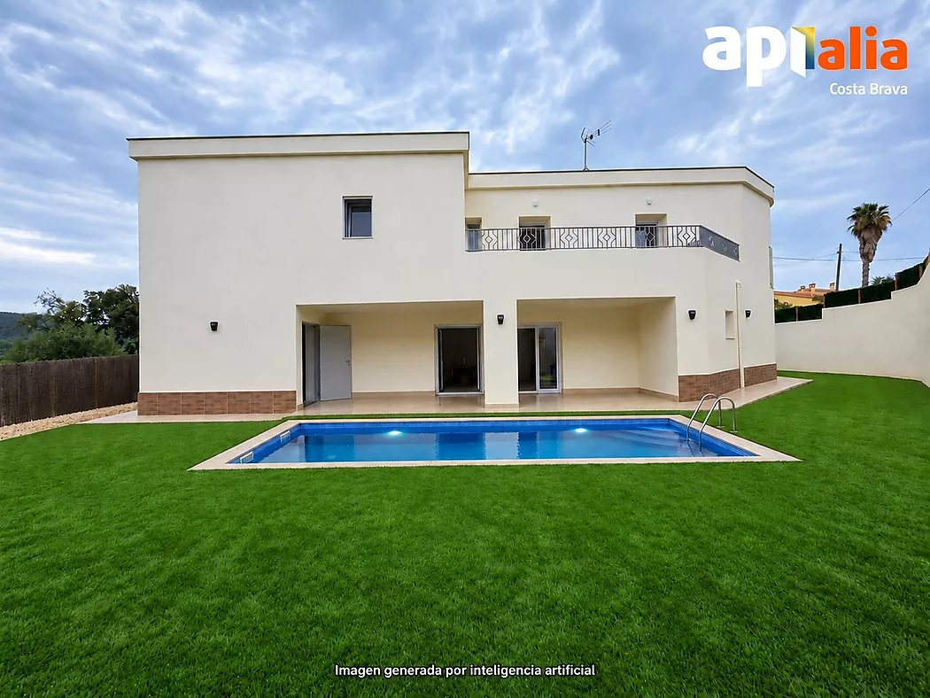 Recently built detached house in Mas Pere   Calonge